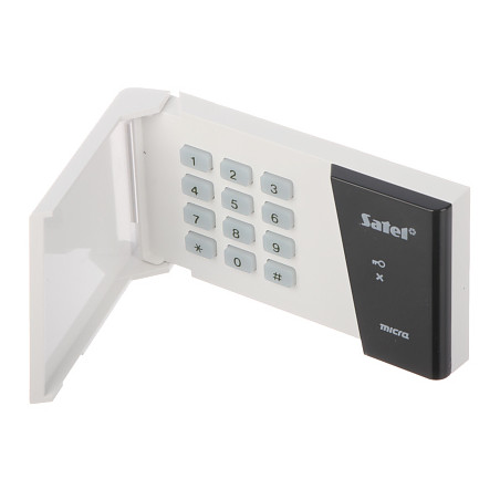 Trådløst LED-tastatur til alarmsystem 433MHz kontrolpanel rækkevidde 200m oplyste taster SATEL MKP-300