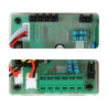 Зовнішній оптико-акустичний сигналізатор з акумулятором 115 дБ LED синій антисаботажний Delta MR-100B/W