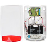 Sirena exterior òptica-acústica LED piezoelèctrica 115dB amb bateria d'alarma  MR-100R/W