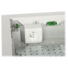 Telekommunikationsboks til overflademontering R-TV SAT IP30 Hvid stålmonteringsplade Elektro-Plast Nasielsk MSF-MULTI-1X12/NT/W/