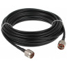 RF-5 アンテナケーブル Nオス-Nオス 10m 50Ω WiFi LTE用低損失同軸ケーブル Signal N-W/N-W+RF5-10M