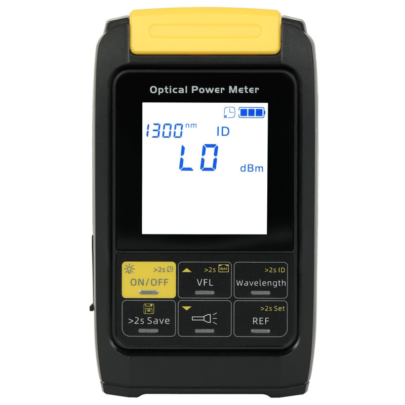Mesurador de potència òptica provador de fibra òptica VFL 1mW provador RJ45 llanterna memòria 500 resultats ULTIMODE OPM-20T-V01