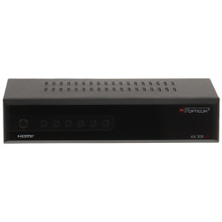 DVB-S2 Full HD satelliittivastaanotin HDMI SCART USB mediasoitin EPG PVR digisovitin Opticum OPTI-AX300-PLUS