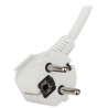 Bloc multiprise 4 prises 2x USB 2.1A rallonge cube montage bureau vertical horizontal blanc-gris ORNO OR-AE-13144