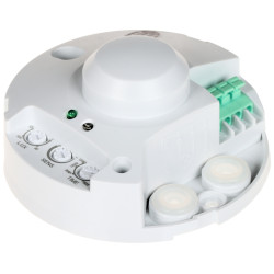 Griestu mikroviļņu kustības sensors radara 360 grādu 230V LED IP20 diapazons 8m laiks jutība kāpņu automāts ORNO OR-CR-212