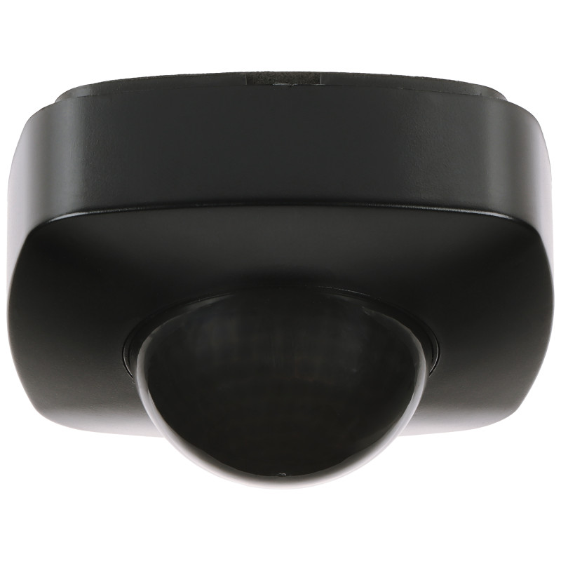 เซ็นเซอร์ตรวจจับความเคลื่อนไหว PIR ติดเพดาน 360 องศา สีดำ สำหรับไฟ LED 230V ระยะ 6 เมตร แบบติดลอย ORNO OR-CR-255/B