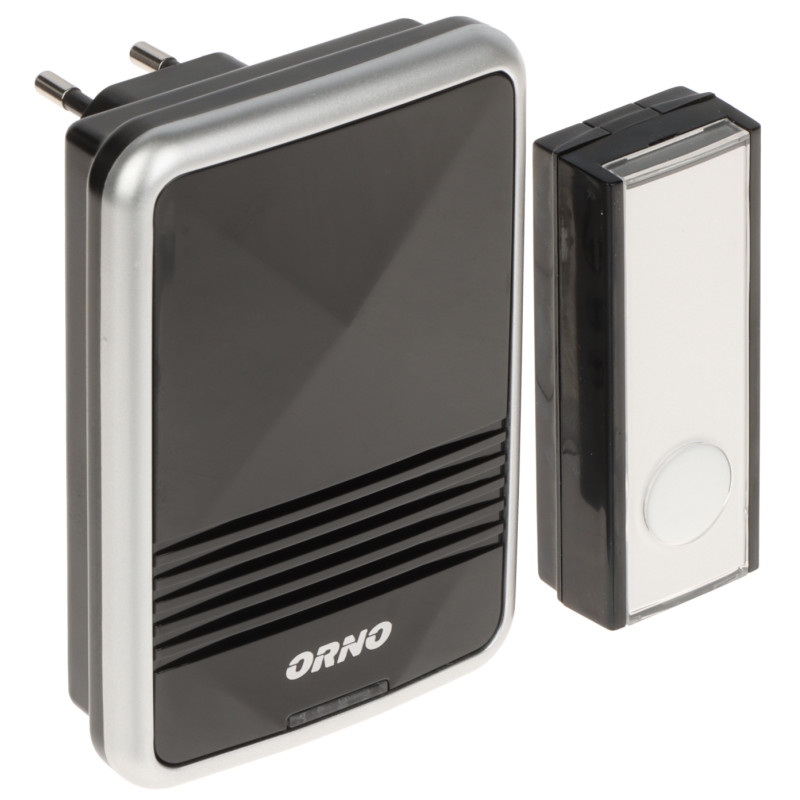 ワイヤレスドアベル 300m範囲 36メロディ LED通知 230V 呼び出しチャイム ORNO OR-DB-QS-159