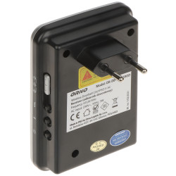 Campainha sem fio alcance 300m 36 melodias sinalização LED 230V para porta sistema de chamada gongo doméstico ORNO OR-DB-QS-159