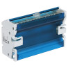 配電ブロック 端子台 4x15回路 125A 500V DINレール TH-35対応 白青 電気設備 ORNO OR-LZ-8202/15