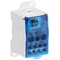 400A 1000V DIN Rail Distribution Block Terminal Strip Power Splitter for Control Cabinets ORNO OR-LZ-8207/400