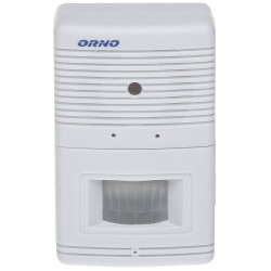 PIR motion sensor with sound alarm chime mini security system for entrances warehouses shops ORNO OR-MA-701