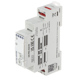 Módulo de relé temporizador para trilho DIN 12-230V AC/DC 16A NO/NC desligamento atrasado temporizador automático ORNO OR-PRE-45