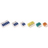 Kit de connecteurs rapides à insertion et à levier pour fils électriques Cu Sn 109 pièces ORNO OR-SZ-8009