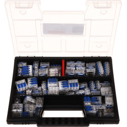 89 Piece Electrical Wire Connector Set Copper Tin Terminal Block Organizer Box ORNO OR-SZ-8020