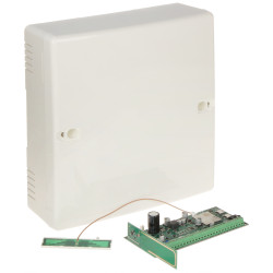Centrale di allarme LTE 433MHz ibrida Grado 2 set con contenitore e antenna notifiche PUSH SMS SATEL PERFECTA-32-WRL-LTE-