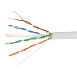 UTP カテゴリ6 LANケーブル LSZH 305m ホワイト 100%銅線 ネットワーク用 DAHUA PFM923I-6UN-C-WHITE