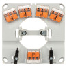 家電用埋込型接続ボックス 5x6mm2 IP40 クイックコネクタ付 IHクッキングヒーター用 ホワイト Elektro-Plast Nasielsk PK-AGD/2/EPN
