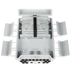 Caixa de distribuição de fibra óptica de parede IP65 18x SC simplex 18x LC duplex caixa externa OPTON PPO-16/3