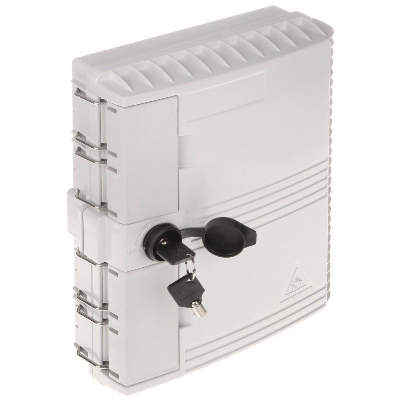 Wall-mounted fiber optic distribution box IP65 outdoor fiber optic splice closure FTTH organizer OPTON PPO-16/4