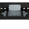 1U 19 inch Fiber Optic Patch Panel 24 Port SC Simplex LC Duplex Sliding Drawer Black Delta Fiber PPO-1U/24