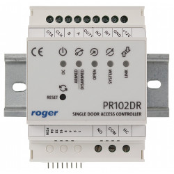 בקר גישה RS-485 RACS מסילת DIN תמיכה ב-2 קוראים PRT 4000 משתמשים מערכת אבטחה ROGER PR102DR