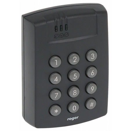 Controller di accesso esterno RFID 125kHz con tastiera numerica RS-485 sistema RACS lettore di prossimità ROGER PR612