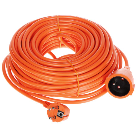 Garten- und Baustellenverlängerungskabel mit Erdung 30m 3x1.5mm2 orange robust 16A 3680W Blow PS-3X1.5-30M/ORANGE