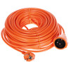30m 3x1.5mm2 접지형 오렌지색 고강도 건설용 정원 연장 케이블 16A 3680W Blow PS-3X1.5-30M/ORANGE