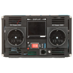 12V to 230V 1000W Pure Sine Wave Voltage Inverter with Bluetooth EUROPOWER INV/12/1000/PS/S/B