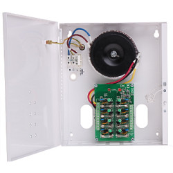 8 kanallı 24V/27V AC metal kasalı transformatör güç kaynağı Pulsar PSAC-08246
