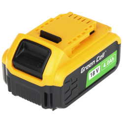 Akumulátor pro elektrické nářadí 18V 4Ah Li-Ion náhrada XR Green Cell PTDW18V4-GC