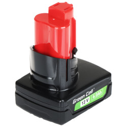 Power tool battery 12V 6Ah Li-Ion replacement for Milwaukee M12 Green Cell PTML12V6-GC