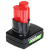 Milwaukee M12用 12V 6Ah リチウムイオン電動工具用交換バッテリー Green Cell PTML12V6-GC