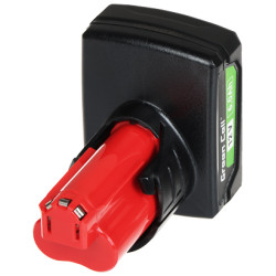Акумулятар для электраінструментаў 12V 6Ah Li-Ion заменнік Milwaukee M12 Green Cell PTML12V6-GC