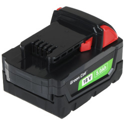Bateria para ferramentas elétricas 18V 5Ah substituição Milwaukee M18 Green Cell PTML18V5-GC