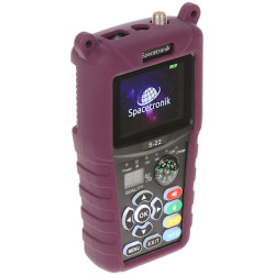 DVB-S/S2/S2X satellittmåler med 2.4 tommers TFT LCD-skjerm, signalmåling, spektrum, kompass Spacetronik S-22