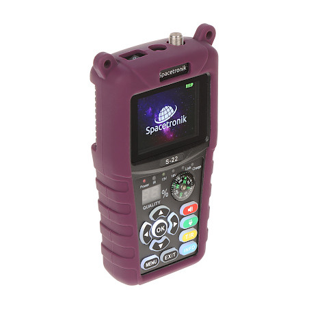 เครื่องวัดสัญญาณดาวเทียม DVB-S/S2/S2X พร้อมหน้าจอ TFT LCD ขนาด 2.4 นิ้ว วัดสัญญาณ สเปกตรัม และเข็มทิศ Spacetronik S-22