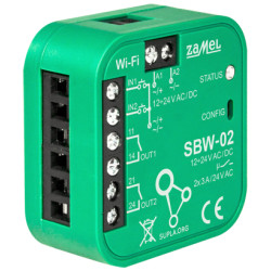 SUPLA Wi-Fi kapı ve garaj kapısı akıllı kontrol ünitesi 12-24V AC/DC ZAMEL SBW-02