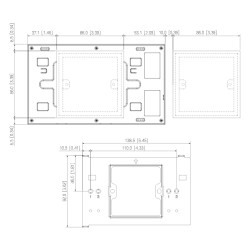 Panou interior 7 inchi Android 14 IP Wi-Fi 2-Wire DAHUA SCP3022A-B