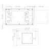 Panou interior 7 inchi Android 14 IP Wi-Fi 2-Wire DAHUA SCP3022A-B