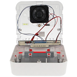 Sinalizador externo ótico-acústico com alimentação própria SATEL SD-6000-R