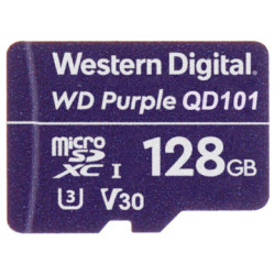 Карта пам'яті microSD UHS-I SDXC 128 ГБ для моніторингу 24/7 Western Digital SD-MICRO-10/128-WD