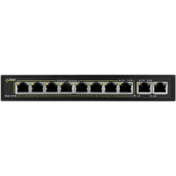 10portový PoE switch 8x PoE+ 10/100/1000 Mb/s 2x Uplink 96W Pulsar SG-108