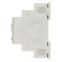 Διπλός έξυπνος διακόπτης Wi-Fi 230V AC για τοποθέτηση σε ράγα DIN BleBox SWITCHBOX-D-DIN/BLEBOX