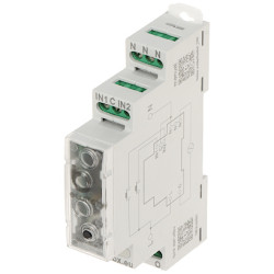 Intelligent Wi-Fi 230V AC-kontakt til DIN-skinne BleBox SWITCHBOX-DIN/BLEBOX