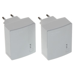 Мережевий адаптер Powerline TL-PA4010-KIT 500 Мбіт/с комплект передавачів Ethernet через електромережу TP-LINK TL-PA4010-KIT