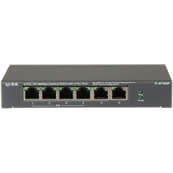 6-pordiline 10/100 Mbps PoE-lüliti lauaarvuti mudel TP-LINK TL-SF1006P