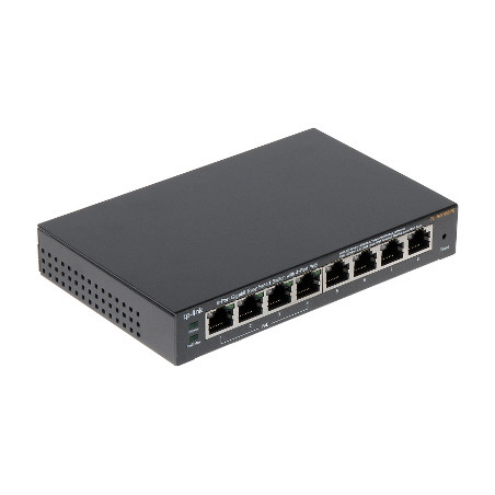 8-партовы камутатар PoE 10/100/1000M Desktop TP-LINK TL-SG108PE