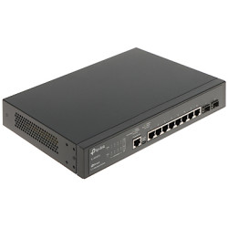 8 portu Gigabit Ethernet tīkla slēdzis ar 2 SFP augšupsaites portiem TP-LINK TL-SG3210