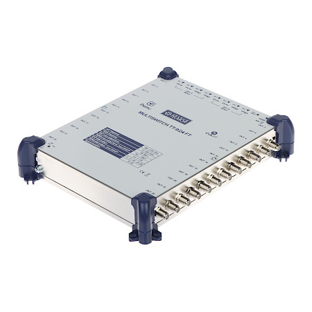 9 girişli 24 çıkışlı kaskad RTV/SAT multiswitch TELMOR TT-9/24-FT-PREMU